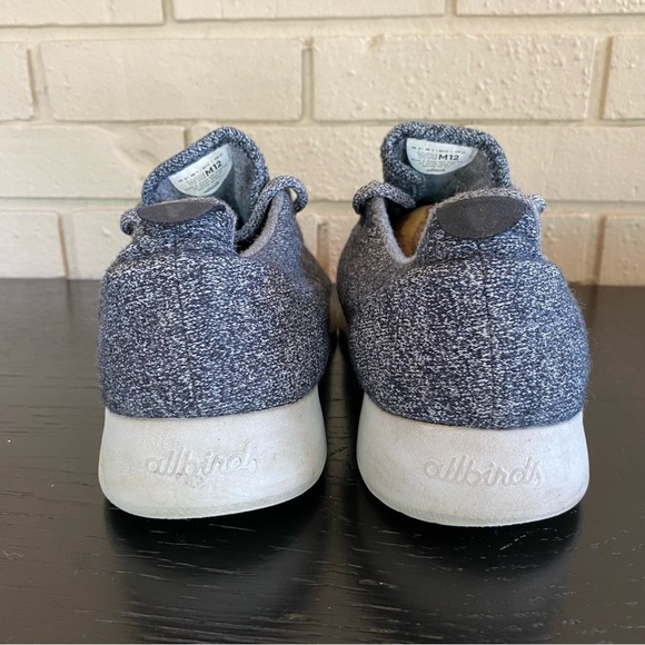 Allbirds Shoes Mens 12 Grey Wool Runner Sneaker Athletic Lace Up Low Top Comfort - Picture 4 of 6